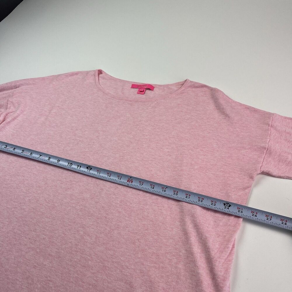 Lilly Pulitzer Charla Ruffle Sweater XL Pink Coral Reef - Picture 7 of 13